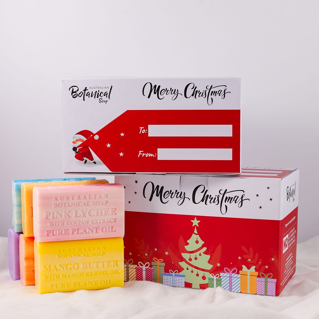 Christmas Gift White Box - Mixed 12 Pack inside